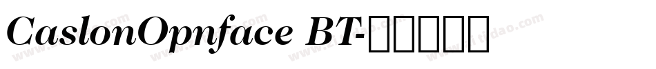 CaslonOpnface BT字体转换